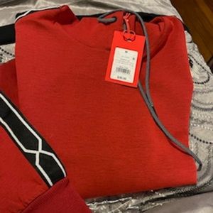 Mens / medium hunter pullover hoodie red